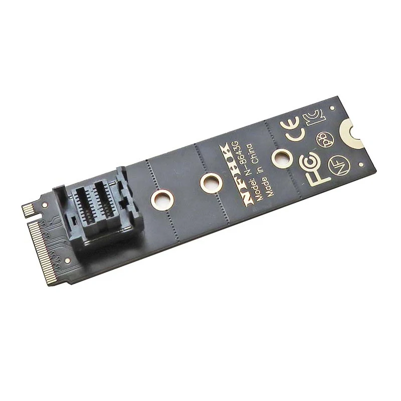 

SSF-8643 To SFF-8639 Wire To U.2 SFF-8639 Solid State Drive NVMe M.2 NGFF interface to FF-8643 Adapter