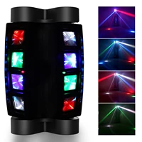 uking mini spider moving head disco light 60w rgbw leds beam laser dj lights dmx512 720 ch control for party event stage light