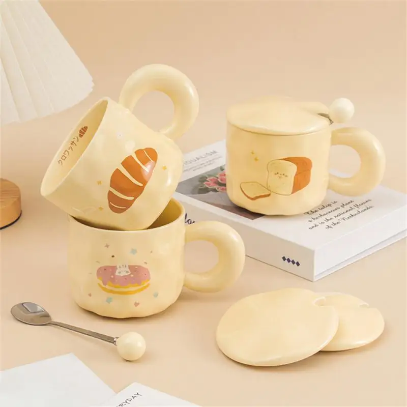 

Симпатичная керамическая чашка, кружка, бутылка для воды, для общежития, для пары, офиса, кофейная чашка, посуда для напитков, украшение комнаты, кухонные аксессуары для дома