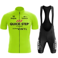 quick step cycling clothing man bycicle jersey 2022 sports set prom team jacket tricuta mountain bike clothes summer bib shorts