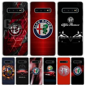 Luxury Alfa Romeo Silicon Call Phone Case For Samsung Galaxy S10 Plus S20 FE S21 S22 Ultra Lite S10E in USA (United States)