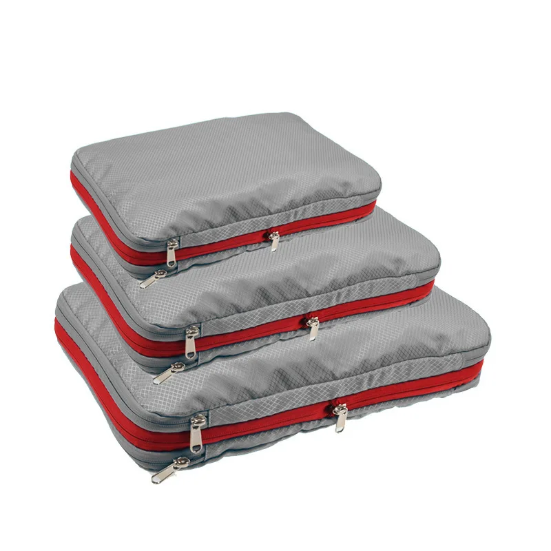 4 Pcs Travel Packing Cubes with Shoe Bag Portable Folding Organizer Luggage Compressible Pouch Travel Storage Clothes Shoe