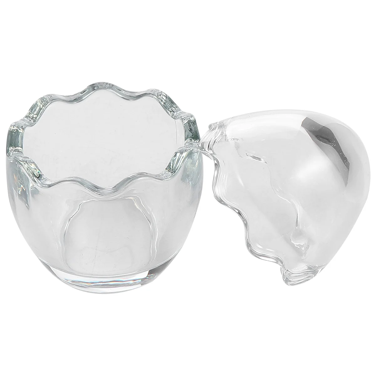 

2 Pcs Clear Jar Tea Cup Glass Clear Glass Jars Glass Pudding Cup Containers Lids Ice Cream Cup Coffee Cup Glass Yogurt Cup
