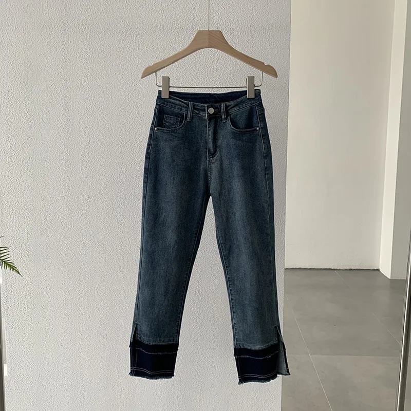 

Прямые брюки с Боковым Разрезом