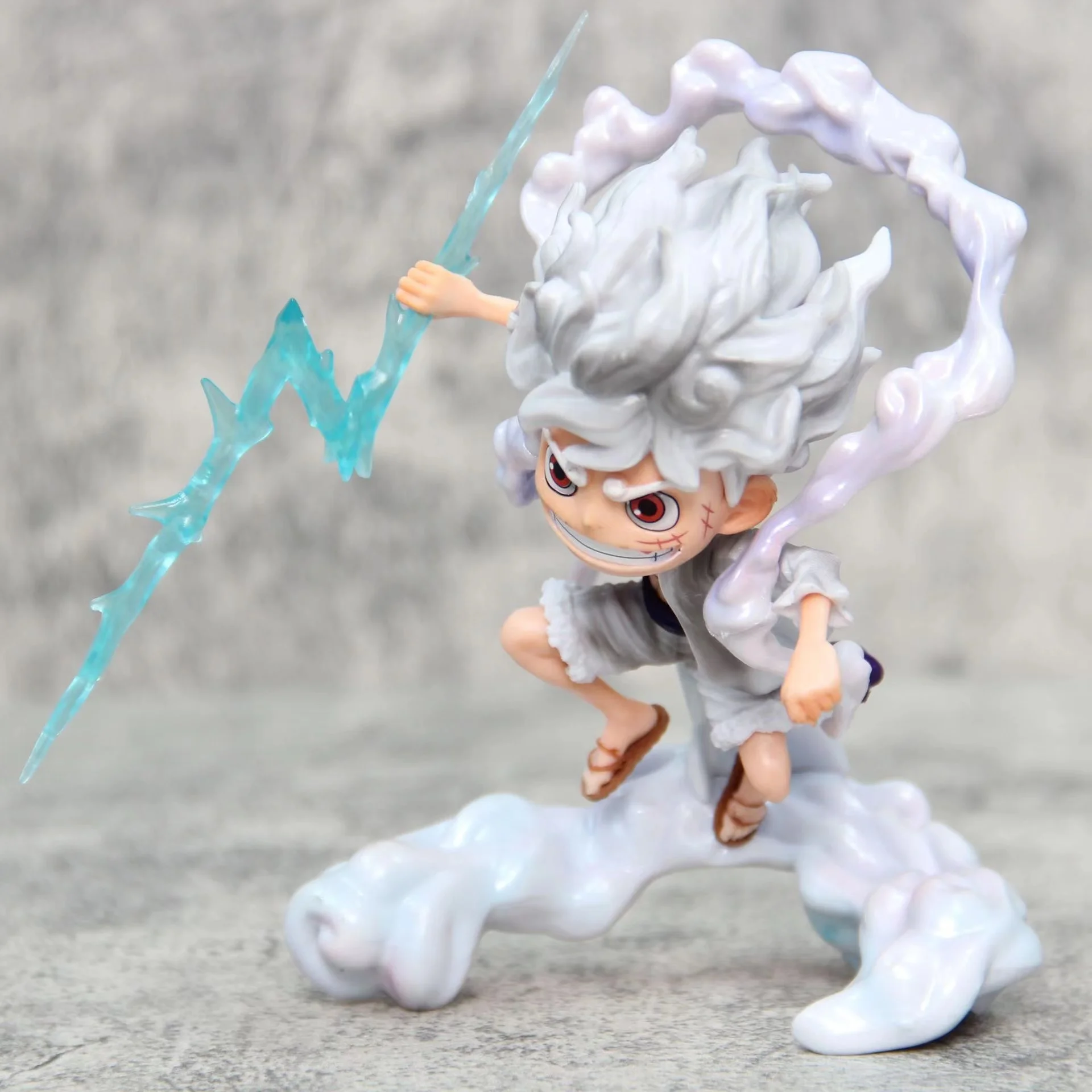 One Piece Luffy Sun God Nika Gear 5 stile chibi 5