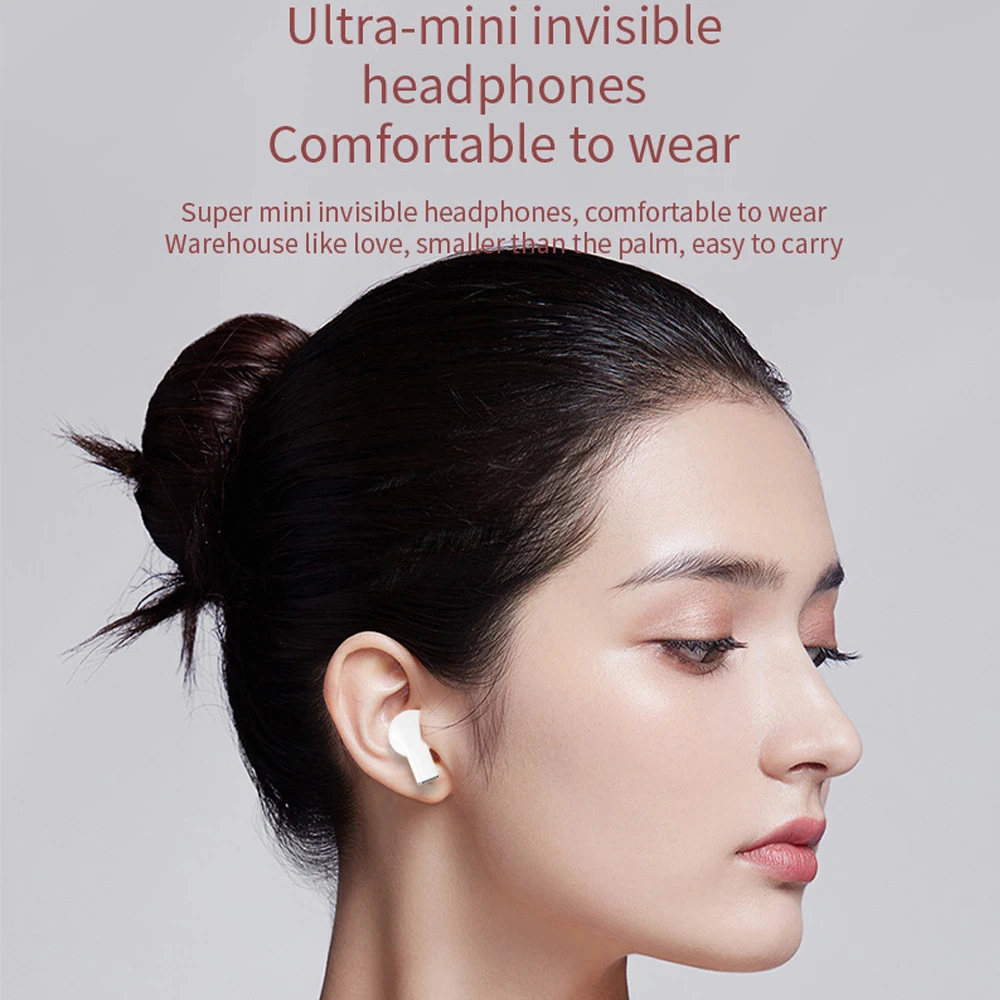 Беспроводные Bluetooth-наушники с микрофоном в форме сердца