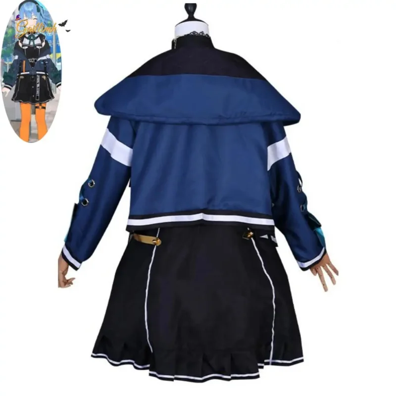 Аниме VTuber Hoshimati Suisei Косплей Hololive Костюм Виртуальный Идол Парик Платье Униформа