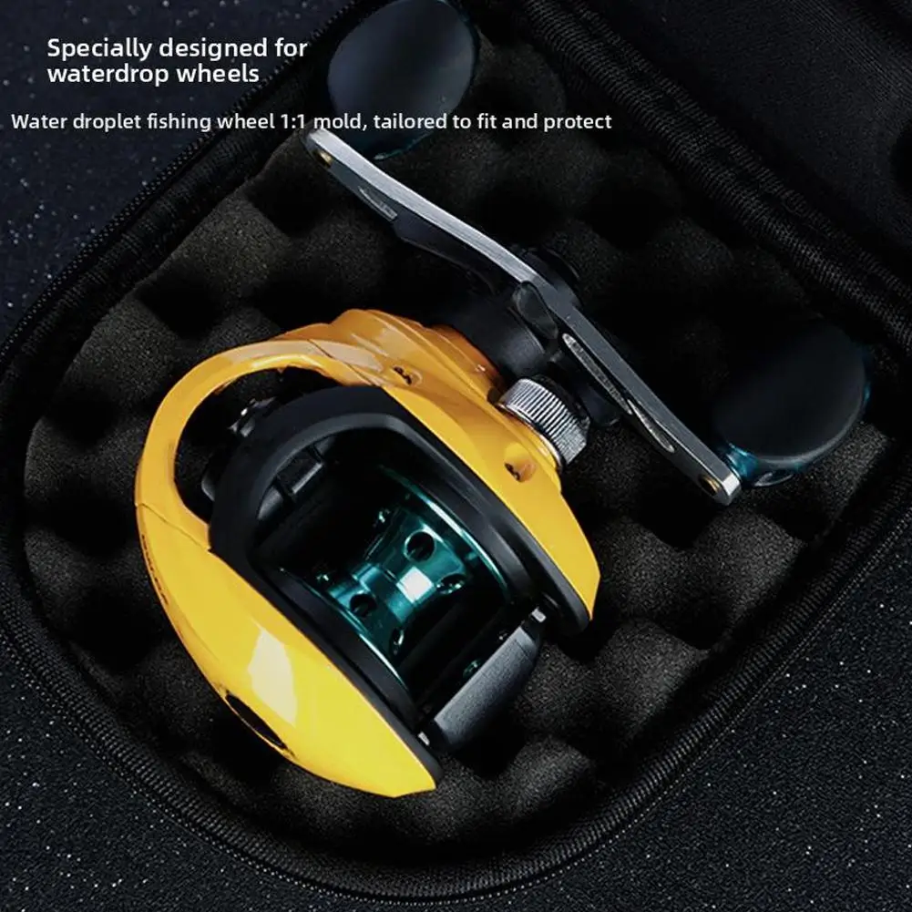Luya защитный чехол для хранения рыбного колеса коробка колес с каплей воды сумка