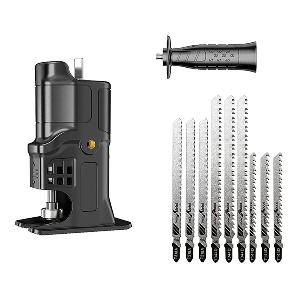 

Conversion Head of Screwdriver Electric Drill to Electric Saw Reciprocating Saw Household Multifunctional Wood Tools A