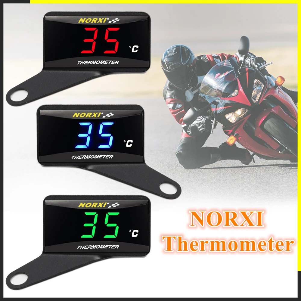 koso motorcycles thermometer norxi mini square digital instrument humidity for nmax125 motorcycle temperature  infiers