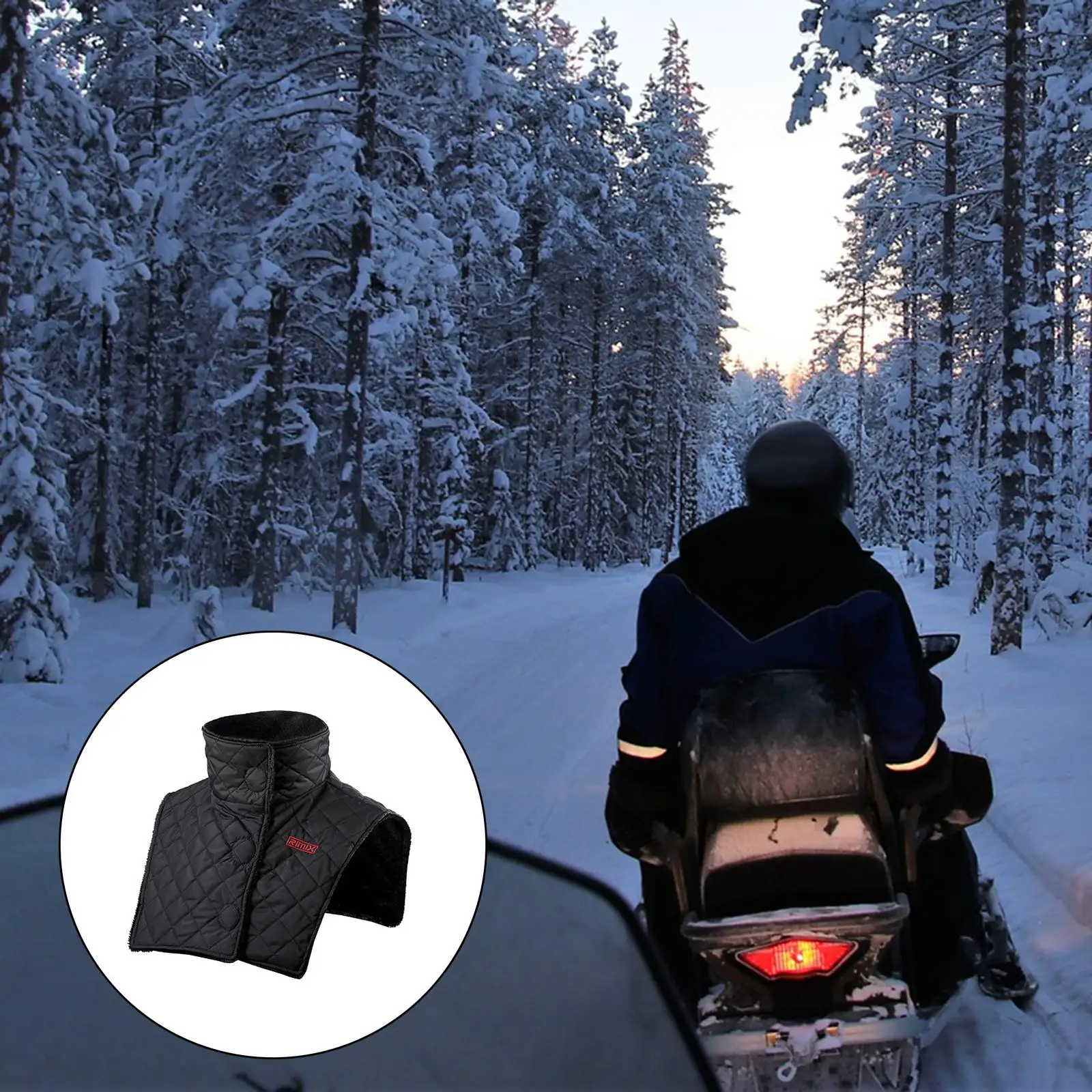 Зимний теплый шарф для шеи Балаклава чехол мотоцикла гетры воротник погодная