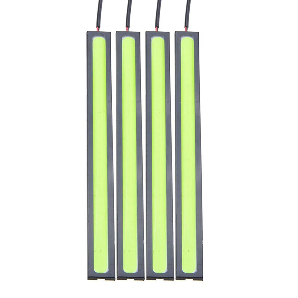 Автомобильный светодиодный фонарь Cob DC 12 В DRL дневного вождения противотуманный