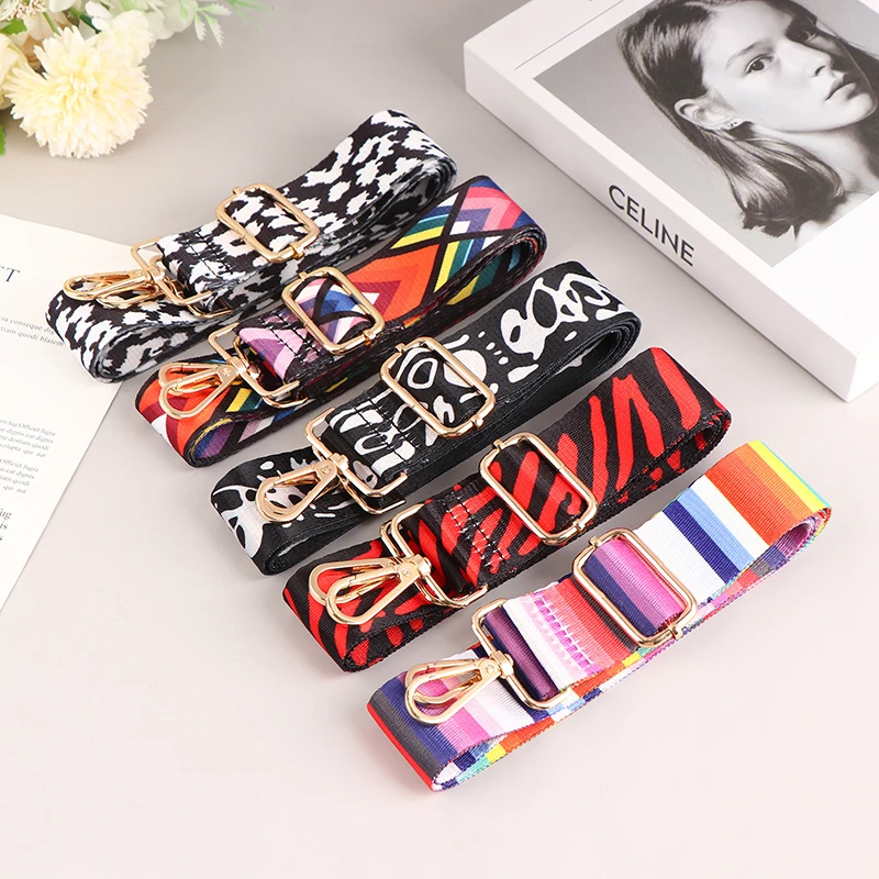 

Регулируемый широкий ремешок для сумки, сумка-мессенджер через плечо, цветной холщовый ремешок, сменный аксессуар «сделай сам» для сумки