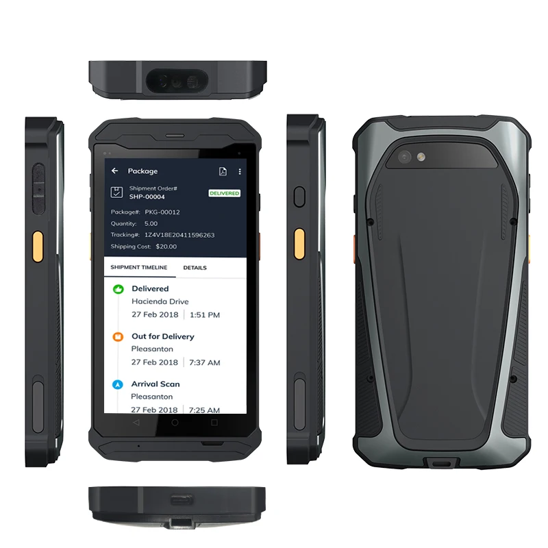 Фото Портативный считыватель RFID-меток для животных 125 кГц-134,2 кГц, сканер Android PDA для управления данными о скоте (крупный рогатый скот, козы) на молочных фермах №4