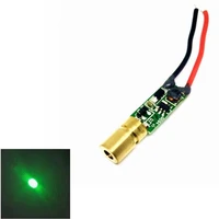 mini green laser light 515nm 520nm 5mw green laser diode dot module pointer level for aiming positioning