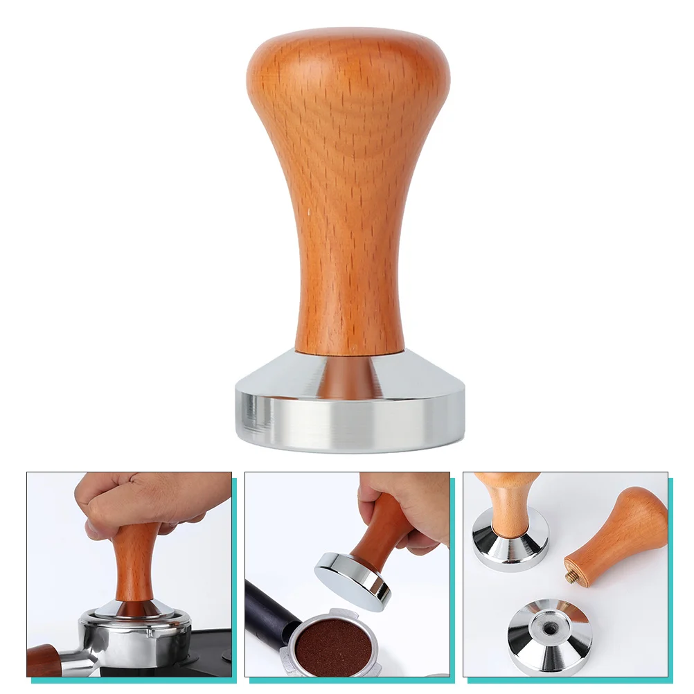 

Coffee Tamper Tool Espresso Bean Press Distribution49Mm Tamping Station Pressing Leveler Barista Steel Stainless Flat Making