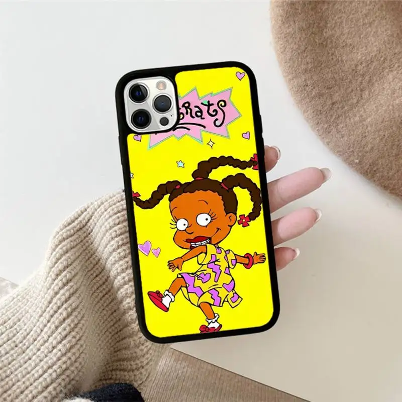 Rug-ratgs Phone Case Silicone PC+TPU Case for iPhone 11 12 13 Pro Max 8 7 6 Plus X SE XR Hard Fundas