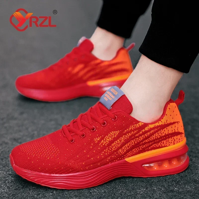YRZL/мужская обувь дышащие мужские кроссовки повседневная на воздушной подушке