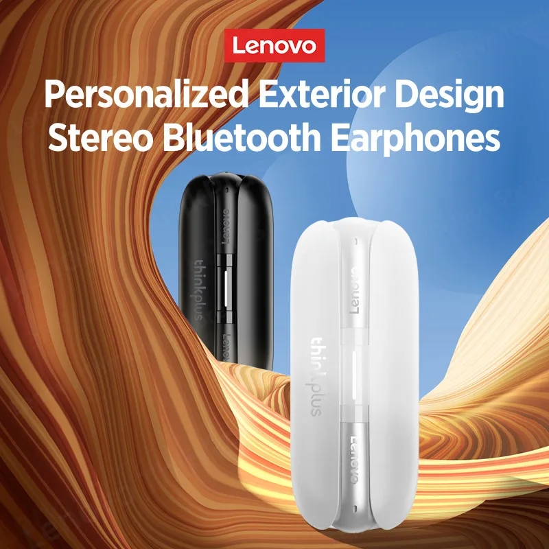 Lenovo TWS Bluetooth 5.3 Наушники со стилем-вкладышем и микрофоном Спортивные
