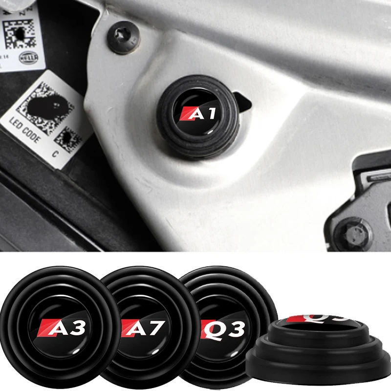 

4pcs Car Door Shock Absorbing Gasket Buffer Stickers for Audi S3 S5 S1 S4 S2 S6 RS3 RS4 RS5 RS6 RS8 B8 B6 TT A2 A3 A4 A5