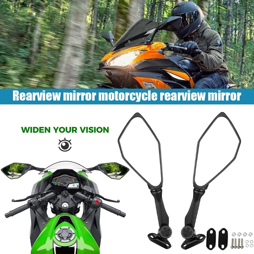 

Motorcycle Accessories Rear View Mirror for Kawasaki Ninja 300 250 ZX 6R 636 300R EX300 ABS 2011-2018 for Ninja 400 2018-2021