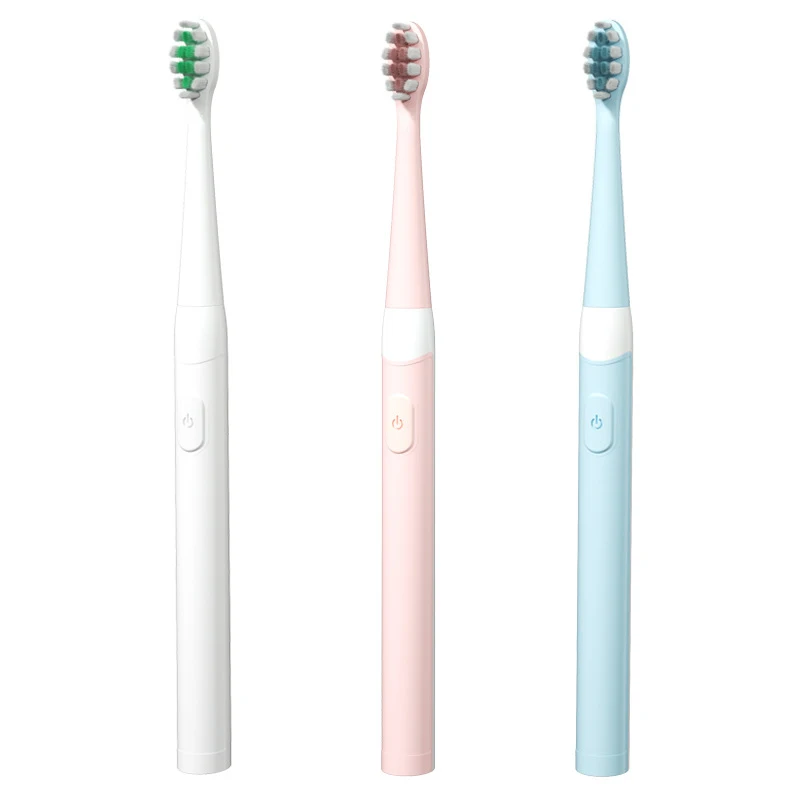 

Student Electric Toothbrush Wholesale USB Rechargeable 2 Gear Body Waterproof Soft Brush Head Cleaning Automatic Tooth Brush