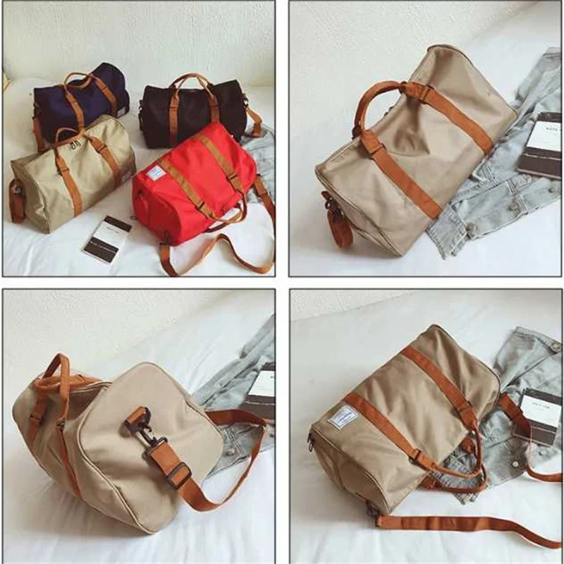 New Travel Bag Large Capacity Men Handbag Luggage Duffle Weekend Bags Women Multifunctional Sports Shoulder Bag Shoe Position