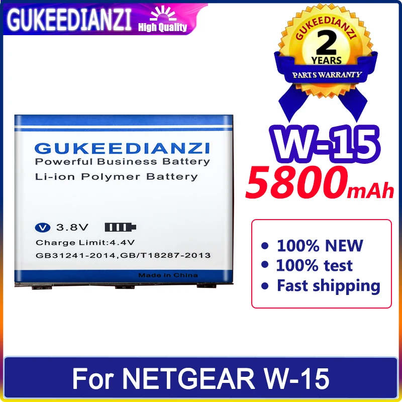 

Bateria 5800mAh High Quality Mobile Phone Battery For NETGEAR W-15 Large Capacity Replacement Battery