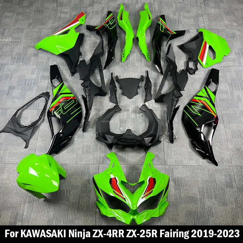 Для Kawasaki Ninja ZX 4R zx 4rr ZX-25R 2020 2021-2023 зеленый обтекатель для мотоцикла комплект