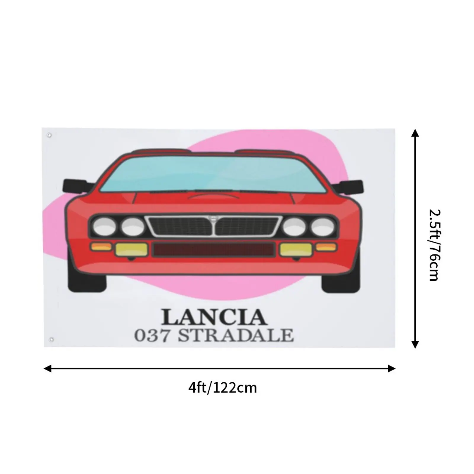 Флаг на стену Lancia Delta Hf 2069 флаг испанского флага палатки ЛГБТ Франции Россия Перу