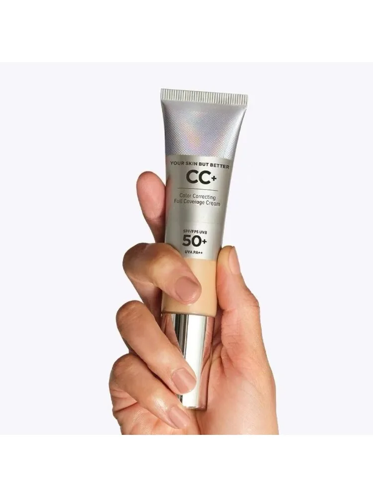 Фото Наборы косметических средств: консилер, CC+ крем SPF50, осветляющий тон кожи, маскирующий поры, солнцезащитный крем, отбеливающая жидкая основа под макияж №2