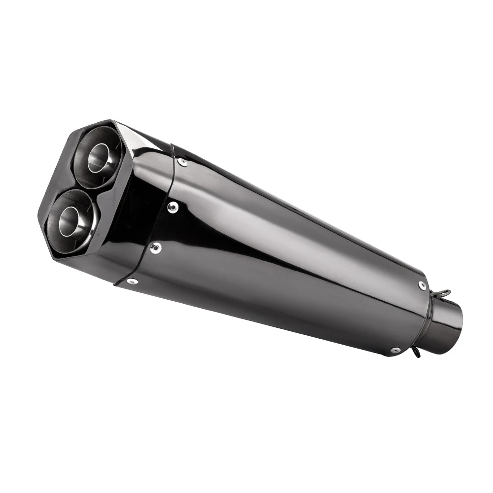 Выхлоп мотоцикла прямоугольный глушитель высокого объема модифицированный