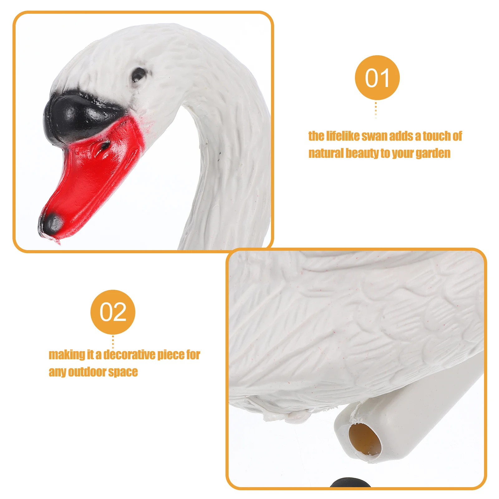 Плавающая водная вилла пруд лебедь бассейн гусь фигурка реалистичные приманки