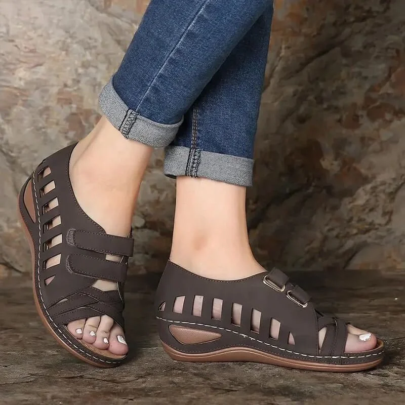 

ICCLEK Casual Sandals Soft Wedges Shoes for Women Summer Open Toe Sandals Female Wedge Sandalias Mujer 2022 Women's Sandals