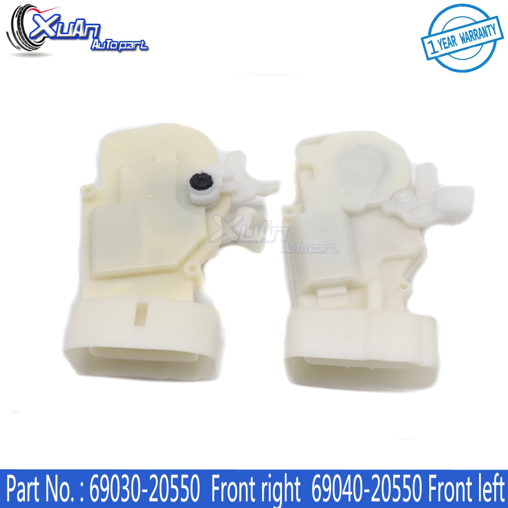 XUAN Front Left &amp Right Door Lock Latch Actuator 69040-20550 69030-20550 6904020550 6903020550 For Toyota Celica 2000-2005