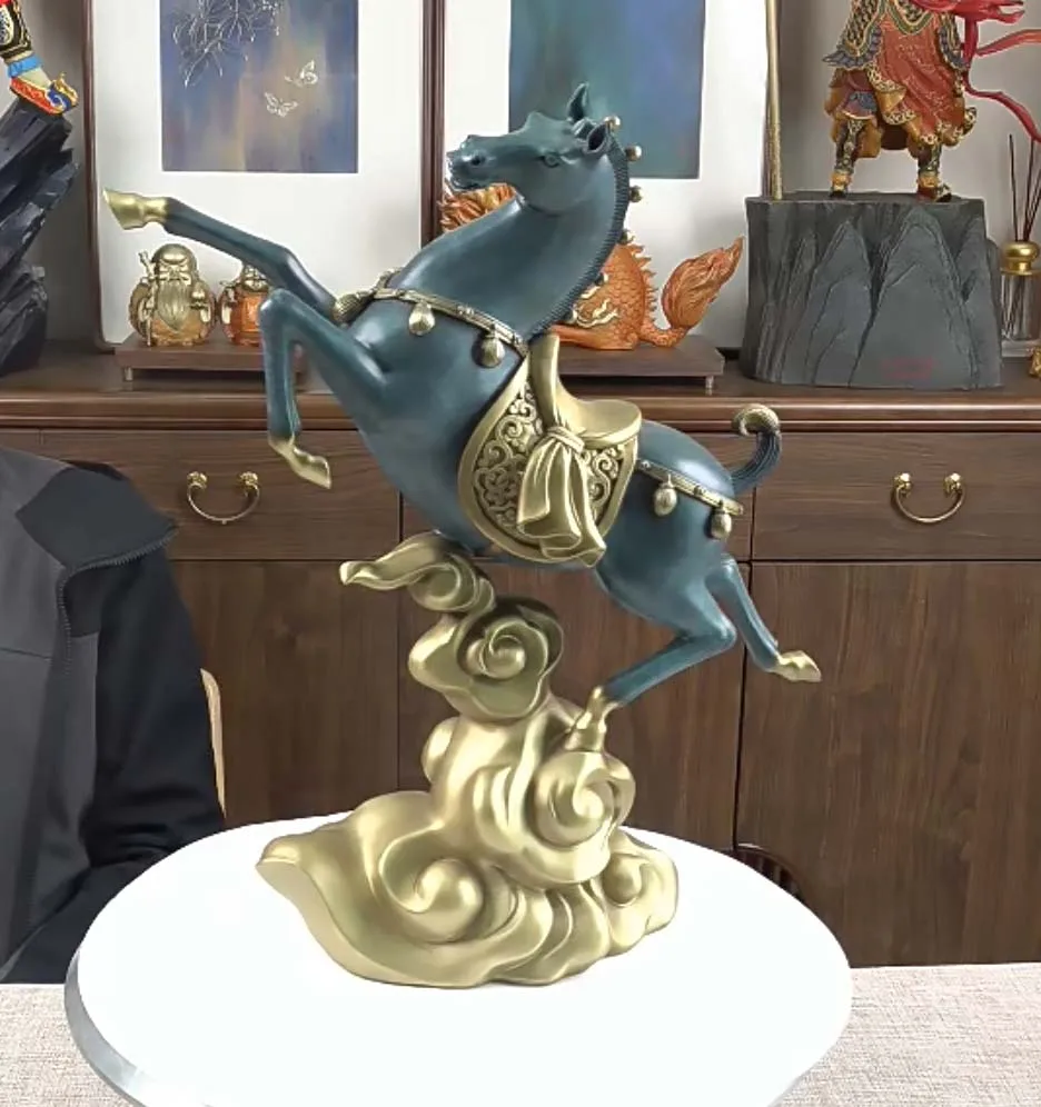 Высший сорт удача Королевское богатство конь с удачей талисман домашнее офисное