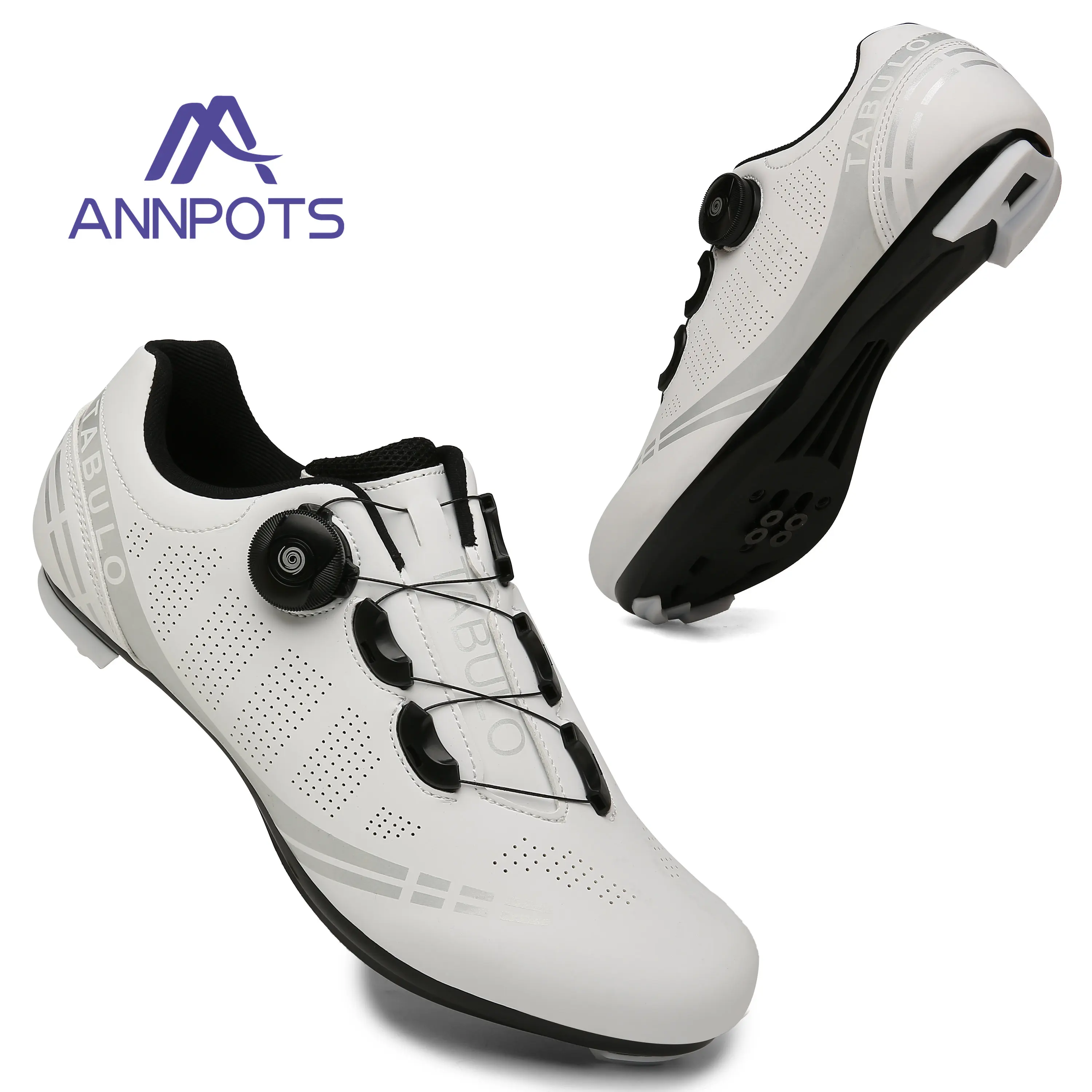 2022 Cycling MTB Shoes with Clits Men Route Cleat Road Bike 