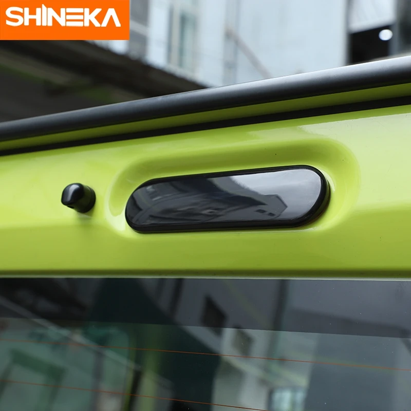 SHINEKA Car Stickers For Suzuki Jimny 2019 2020 2021 2022 ABS Rear High Brake Light Decoration Frame Cover Accessories |