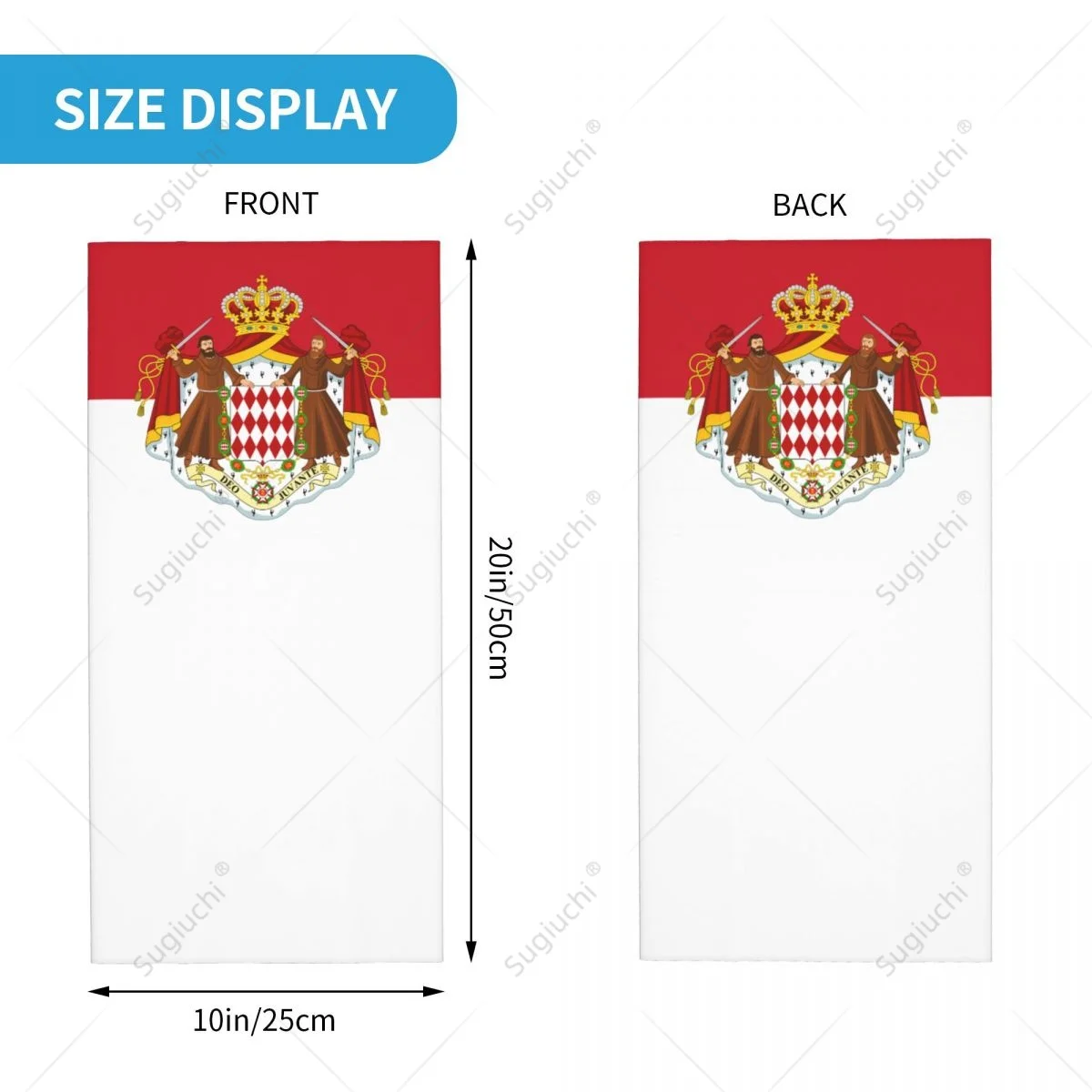 Унисекс шейный платок с флагом Монако шарф маска для лица шарфы обогреватель шеи