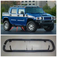 Fits For Hummer H2 2004 2005 2006 2007 2008 2009 2010 High quality Aluminum alloy Running Boards Side Step Bar Pedals