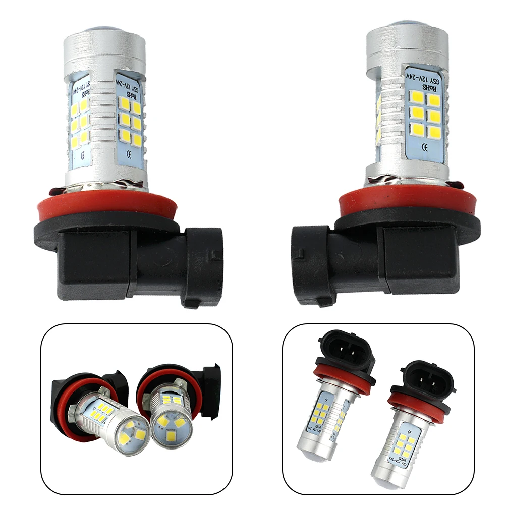 

2X LED Fog Light Bulb H8 H9 H11 Fog Light Bulb 6000K White High Power 200W Lamps Super Bright Car Truck Lamp Accessories