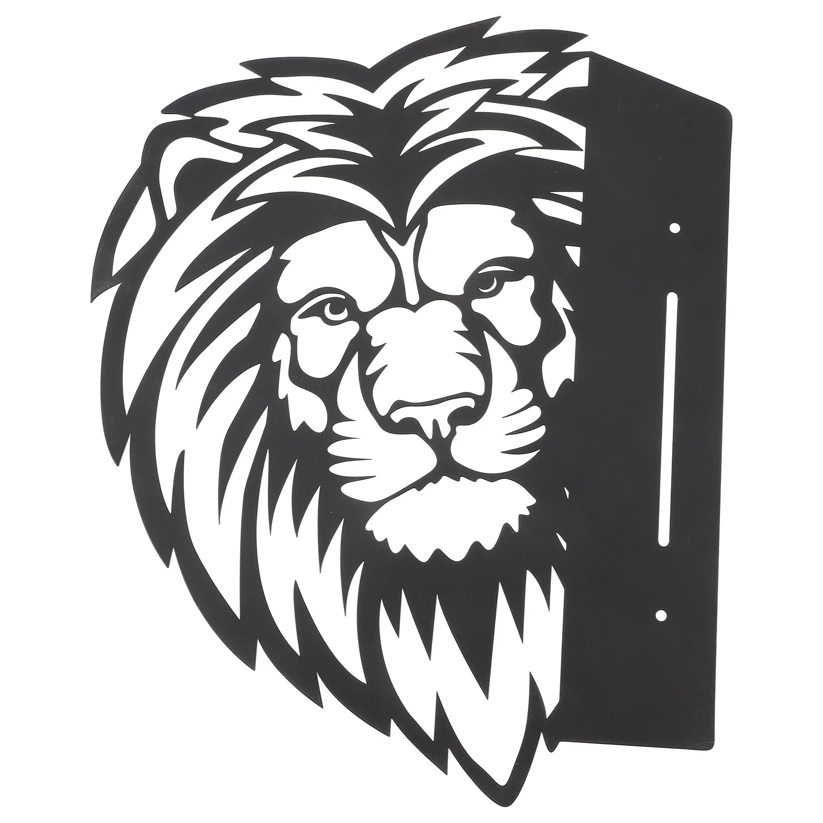 

Lion Decoration Metal Garden Decor Farmhouse Home Wall Silhouette Outdoor Ornament