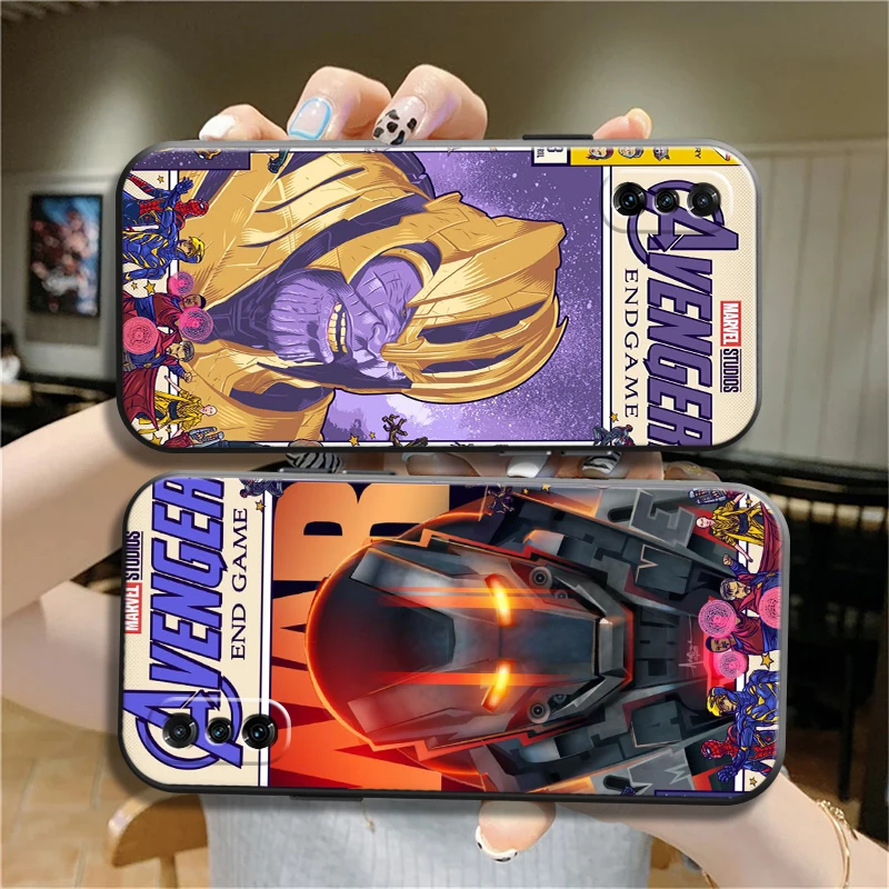 

Marvel Comics Phone Case For Xiaomi POCO X3 Pro M3 Pro NFC F3 GT 11 Lite Smartphone Back Liquid Silicon Shell Protective Unisex