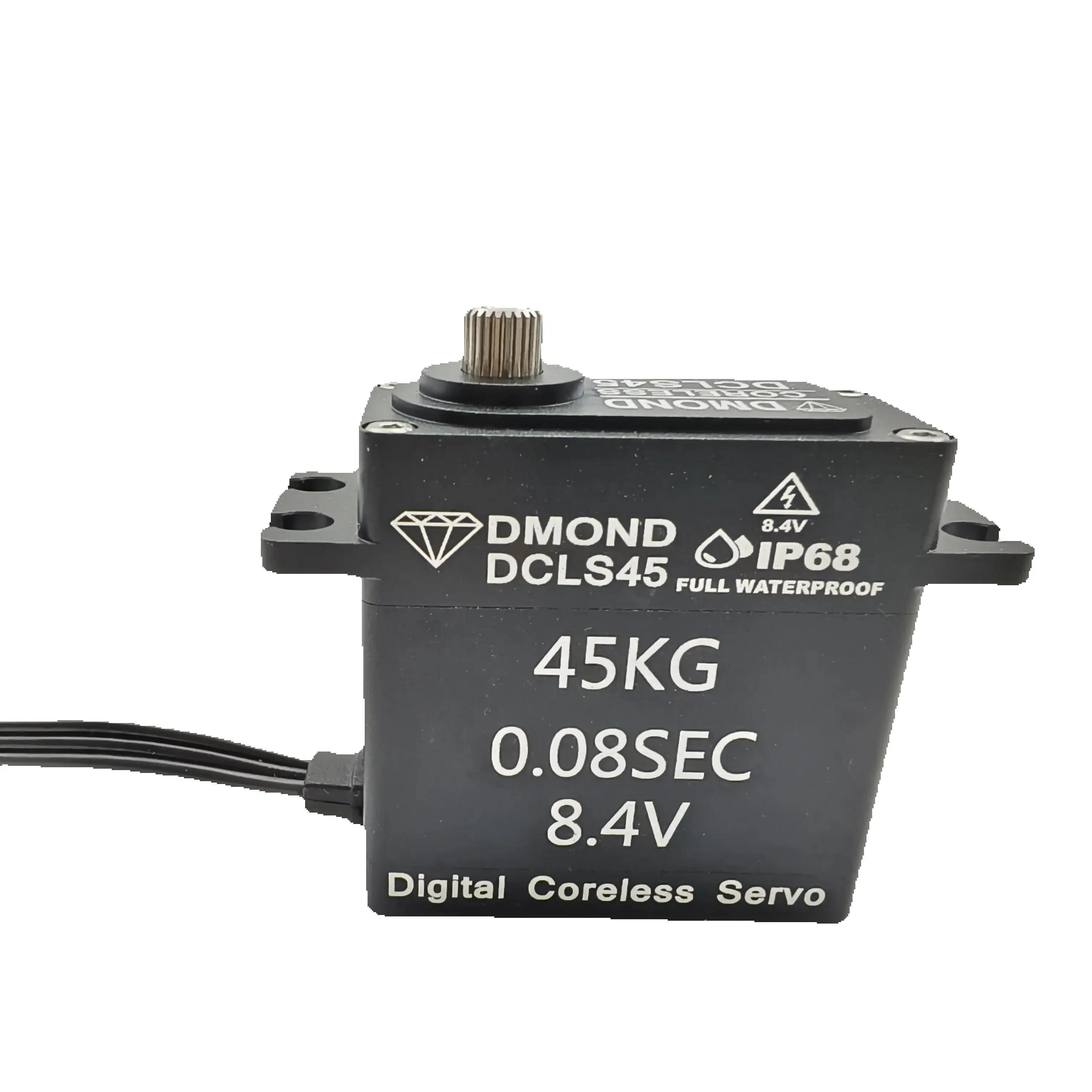 Фото RoRuSDMOND DCLS45 45 кг 0,08 с Бесколлекторный 8,4 В IP68 Полностью водонепроницаемый NB для радиоуправляемых моделей 1/8 1/10: краулеров, багги, грузовиков. Индивидуальная сборка. №4