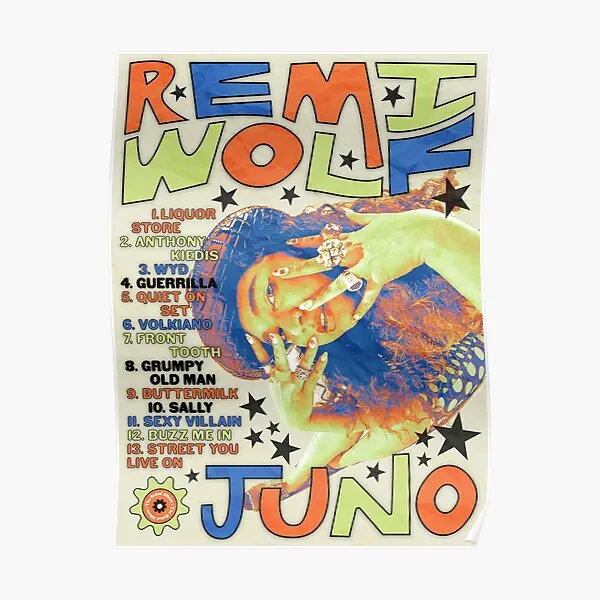 

Дизайнерский плакат Remi Wolf Juno, забавное украшение для дома, винтажный декор, Настенная комната, Современная роспись, художественная живопись, картина без рамки