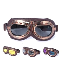vintage motorcycle goggles glasses pilot same vintage moto classic goggles for harley pilot atv bicycle copper helmet