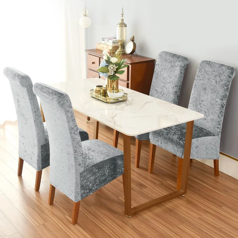 1 шт. универсальный размер эластичные чехлы на стулья чехол сиденья из бархатной