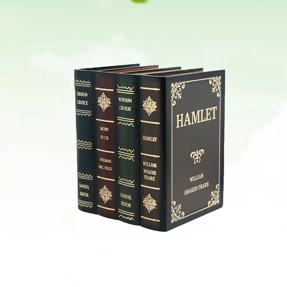 

Book Desktop Decorative Fake Simulated Housewarming Vintage Model Coffee Books Home Storage Country Retro Prop Photo Office