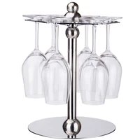 european style stainless steel wine glass rack household goblet rack upside down ktv bar wine rack wine glass rack ornaments