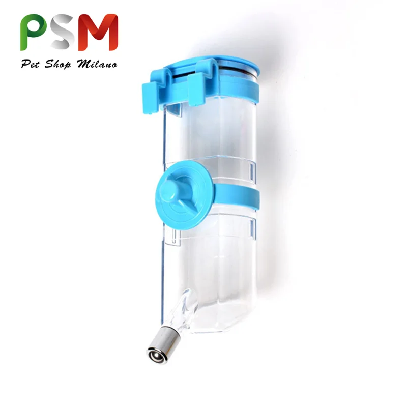 PSM Pet Dog Cat Pet Supplies 350ML/500ML Portable Drinking Fountain Automatic Drinking Fountain Hanging Kettle Pet Supplies